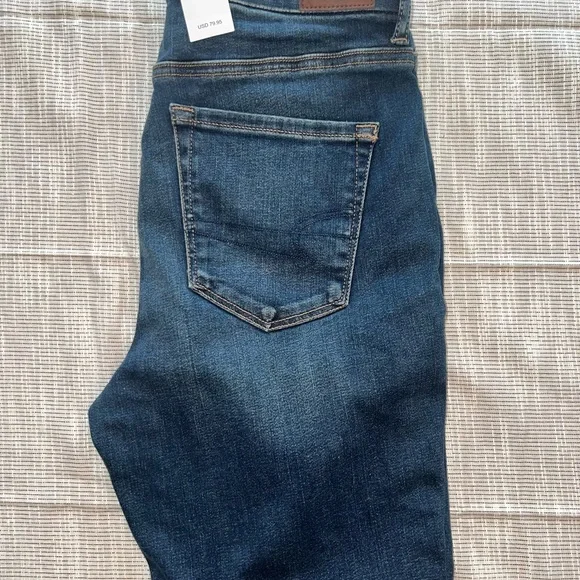 American Eagle Outfitters High Rise Blue Jeans - Picture 4 of 7